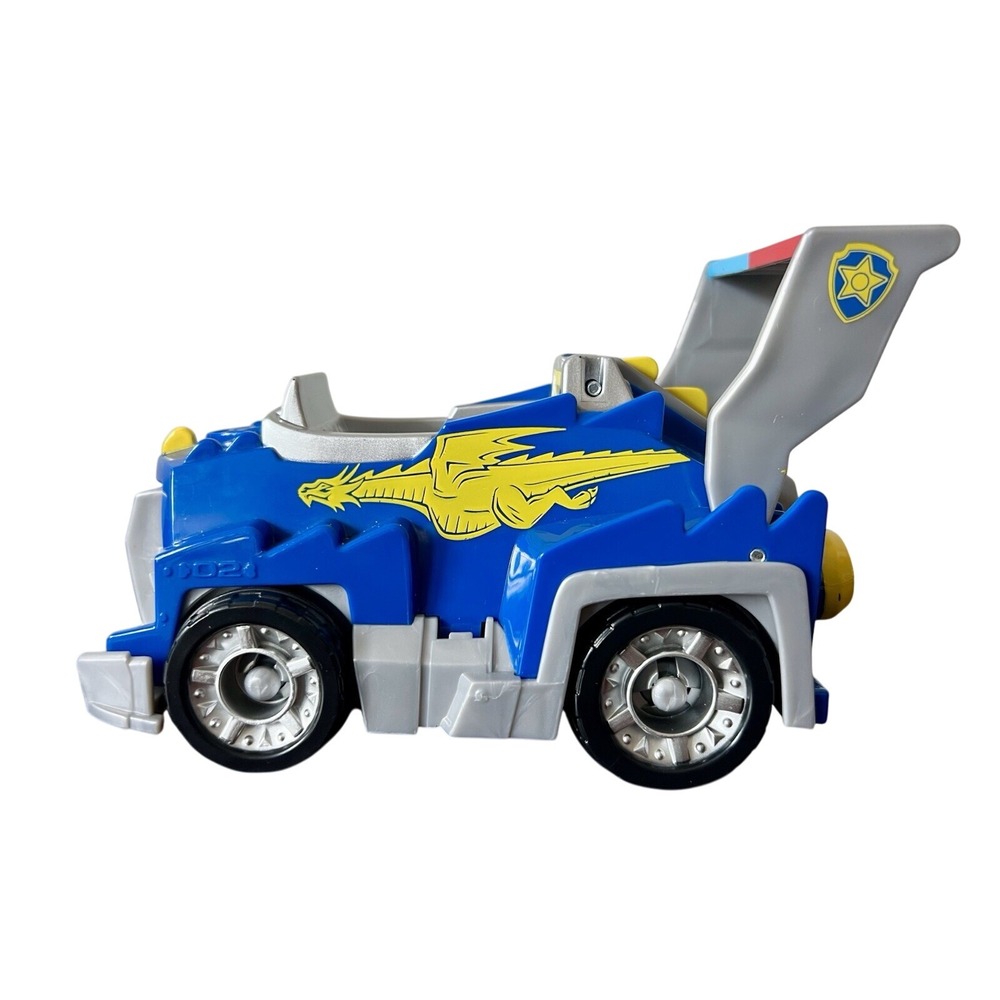 Paw Patrol Rescue Knights Chase Transforming Deluxe Vehicle Dragon Toy 16776